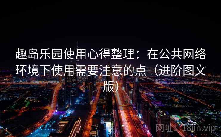趣岛乐园使用心得整理：在公共网络环境下使用需要注意的点（进阶图文版）