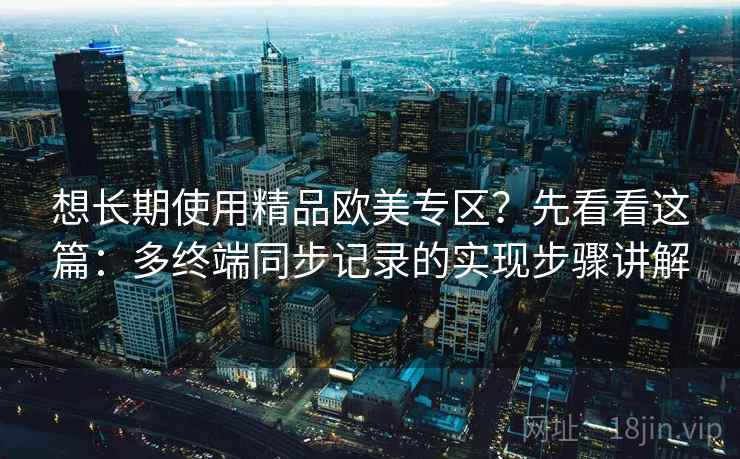 想长期使用精品欧美专区？先看看这篇：多终端同步记录的实现步骤讲解