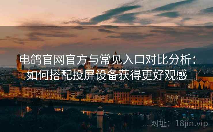 电鸽官网官方与常见入口对比分析：如何搭配投屏设备获得更好观感