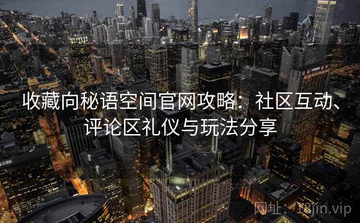 收藏向秘语空间官网攻略：社区互动、评论区礼仪与玩法分享